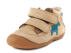 D.D. Step toddler boy shoes light brown Africa theme size US 4-8