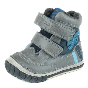 D.D. Step Toddler Boy Shoes/Winter Boots With Faux Fur Insulation - Supportive Leather Shoes From Europe Kids Orthopedic - shoekid.ca