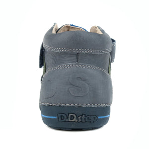 D.D. Step Big Kid Boy High-Top Shoes - Supportive Leather From Europe Kids Orthopedic - shoekid.ca