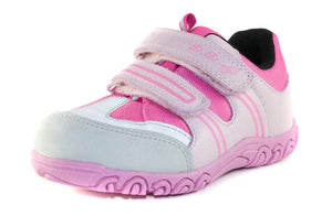D.D. Step Little Kid Girl Waterproof Double Strap Shoes Light Pink - Supportive Leather From Europe Kids Orthopedic - shoekid.ca