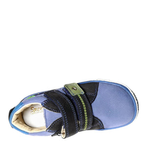 Szamos kid boy sneakers blue with truck decor toddler/little kid/big kid size - TinyShoes