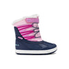 Merrell SNOW BANK 5.0 Girls Waterproof Winter Boots Navy Pink -32C Rated
