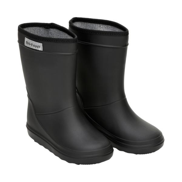 Enfant Boys Black Rain Boots - shoekid.ca