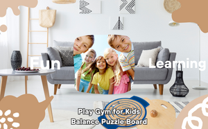 Mindful Moves: TippyToe Eco-Friendly Wooden Labyrinth Balance Board - A Creative Journey of Coordination & Puzzle-Solving for Ages 4-14 - shoekid.ca