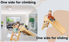 TIPPYTOE Wonderland: Foldable Pikler Ladder &amp; Slide in Timeless Scandinavian Style - A Joyful, Safe Adventure in Your Playroom - shoekid.ca