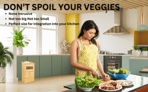 POGABOX™ Classic Potato, Onion, Garlic, Vegetable Storage Bin for Kitchen Organization| Mountable on Wall Floor or Pantry - PINE PASTRY - shoekid.ca