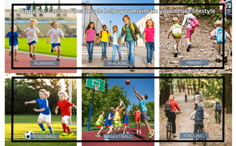 TippyToe Kids Glass Fiber Insoles for Toe Walking, Tip Toe Walking, Idiopathic Toe Walking,Toddlers and Big Kids - shoekid.ca