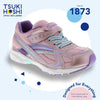 Tsukihoshi Glitz Rose Lavender Girls Running Shoes (Machine Washable)