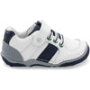Stride Rite Kids Wes White Navy Leather Toddler Casual Shoes