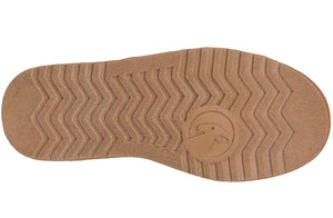 Sole of Kids Chestnut BILLY Cozy Boots, showcasing rubber outsole design, ideal for wide feet and orthotics.