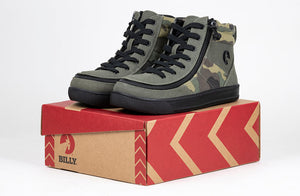 Olive Camo BILLY Street High Tops -Shoekid.ca