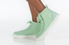Green Gingham BILLY Classic Lace High Tops -Shoekid.ca