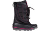 Black/Pink BILLY Ice II Winter Boots for diabetes, plantar fasciitis, bunions; ideal for wide, extra wide feet, orthotics, wheelchair use