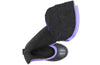 Black and purple BILLY Ice Winter Boots with easy access design ideal for diabetes, plantar fasciitis, bunions, and orthotics.