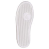 Sole detail of Kid&#39;s Navy BILLY Sustainable Lace Lows, showing rubber and algae bloom blend for eco-friendly footwear.