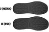 Sole view of BILLY men&#39;s athletic sneakers in D medium and 3E wide widths with orthopedic and AFO compatibility.