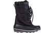 Black BILLY Ice Winter Boots, ideal for diabetic, plantar fasciitis, and bunion needs. Suitable for wide feet and orthotics.