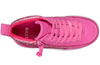 Fuchsia Snake BILLY D|R II High Tops with zipper for easy access, suitable for diabetes, plantar fasciitis, bunions, and orthotics.