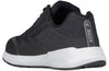 Black BILLY Goat AFO-friendly orthopedic zippered shoe, side view, by BILLY Footwear and Boston Orthotics, for men&#39;s wide-width support.