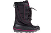 Black/Pink BILLY Ice II Winter Boots for diabetes, plantar fasciitis, bunions; ideal for wide, extra wide feet, orthotics, wheelchair use