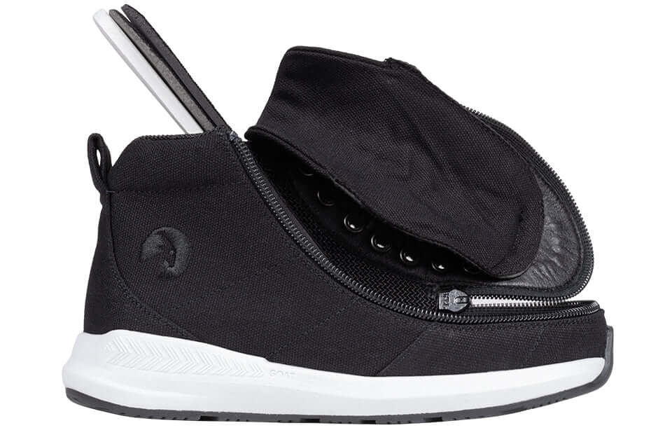 Black BILLY Goat Classic High Top CPMA Certified AFO-Ready -Shoekid.ca