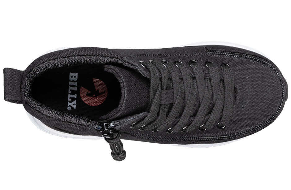 Black BILLY Goat Classic High Top CPMA Certified AFO-Ready -Shoekid.ca