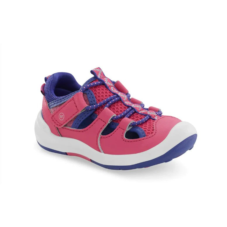 Stride Rite Wade Hot Pink Girls Sandals (Water Friendly) - shoekid.ca