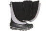 Grey BILLY Ice Winter Boots with open wrap-around, suitable for diabetes and plantar fasciitis, durable in -40 degrees.