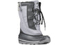 Grey BILLY Ice Winter Boots for Diabetic, Plantar Fasciitis, Bunions, Wide and Extra Wide Feet, Orthotics, Wheelchair Use.