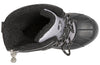 Top view of grey BILLY Ice Winter Boot showing insulated interior for warmth, ideal for diabetes, plantar fasciitis, wide feet, and orthotics.