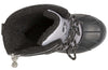 Top view of grey BILLY Ice Winter Boot showing insulated interior for warmth, ideal for diabetes, plantar fasciitis, wide feet, and orthotics.