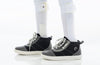 Grey Colorblock BILLY D|R Short Wrap High Tops -Shoekid.ca