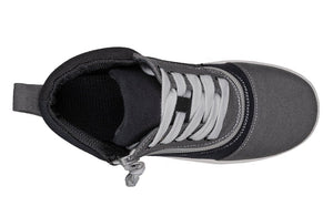 Grey Colorblock BILLY D|R Short Wrap High Tops -Shoekid.ca