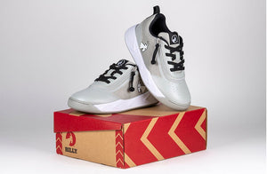 Grey/Black BILLY Sport Court Athletic Sneakers -Shoekid.ca