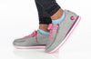 Grey/Fuchsia BILLY Joggers -Shoekid.ca
