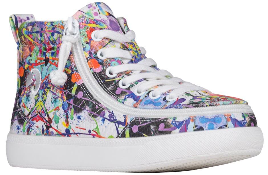 Lilia's Eye Candy BILLY Classic D|R II kids' high top, AFO-ready with wraparound zipper and extra-depth fit