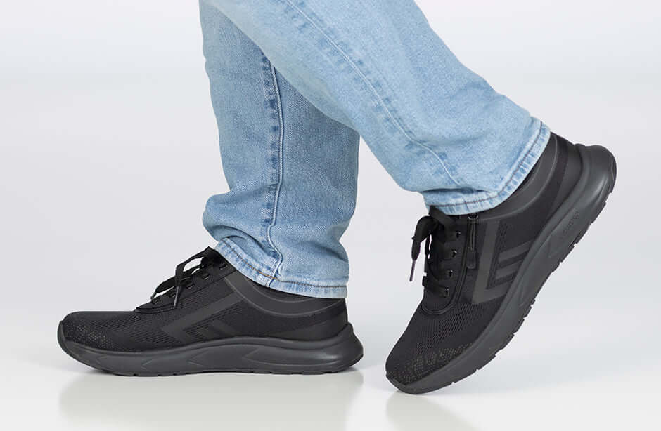 Men&#39;s Black to the Floor BILLY Sport Inclusion 2.0 Athletic Sneakers -Shoekid.ca