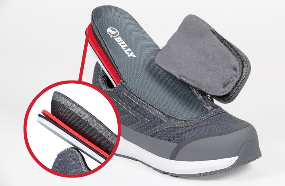 Men&#39;s Charcoal BILLY Goat CPMA Certified AFO-Ready -Shoekid.ca