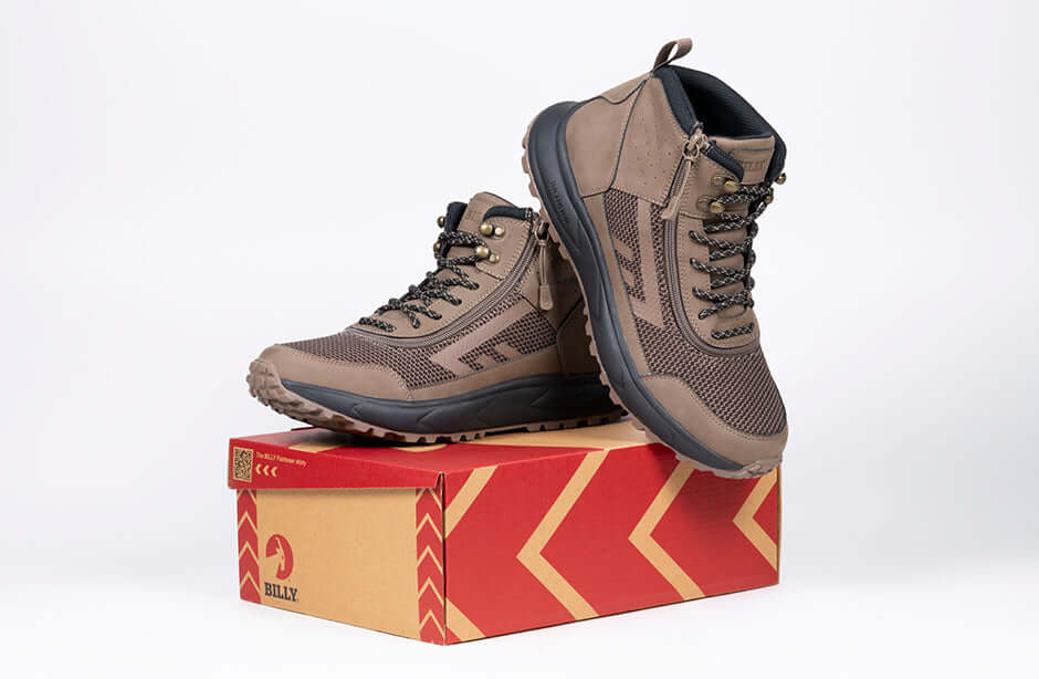 Men&#39;s Taupe BILLY Inclusion Trail Boots -Shoekid.ca