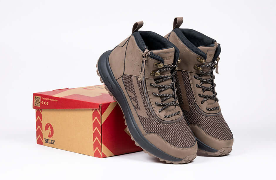 Men&#39;s Taupe BILLY Inclusion Trail Boots -Shoekid.ca