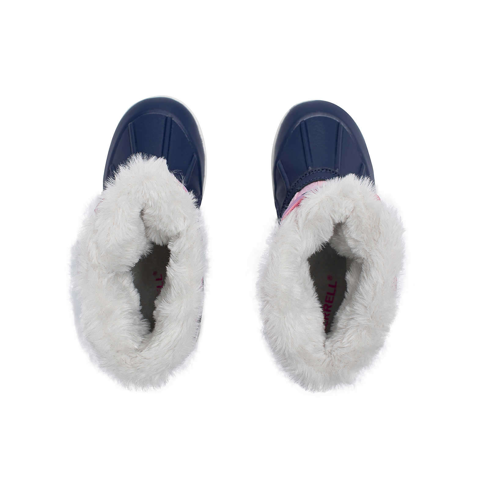 Merrell SNOW BANK 5.0 Girls Waterproof Winter Boots Navy Pink -32C Rated
