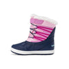 Merrell SNOW BANK 5.0 Girls Waterproof Winter Boots Navy Pink -32C Rated