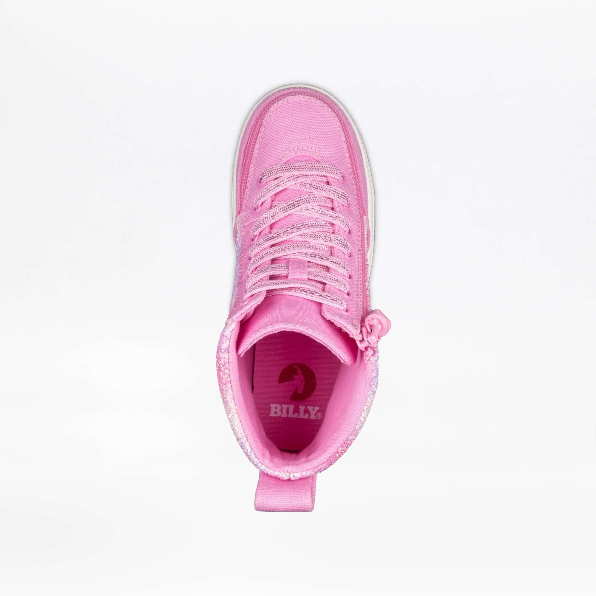 Pink Glitz BILLY Classic Lace High -Shoekid.ca