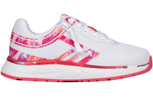 Pink Marble BILLY Sport Sneakers for wide feet, suitable for diabetes, plantar fasciitis, orthotics, and wheelchair use.