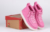 Pink BILLY Classic D|R High Tops for diabetes, plantar fasciitis, bunions, wide and extra-wide feet, wheelchair, and orthotics.
