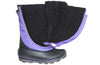 Purple BILLY Ice Winter Boots with easy access design and insulated warmth, AFO friendly for kids.