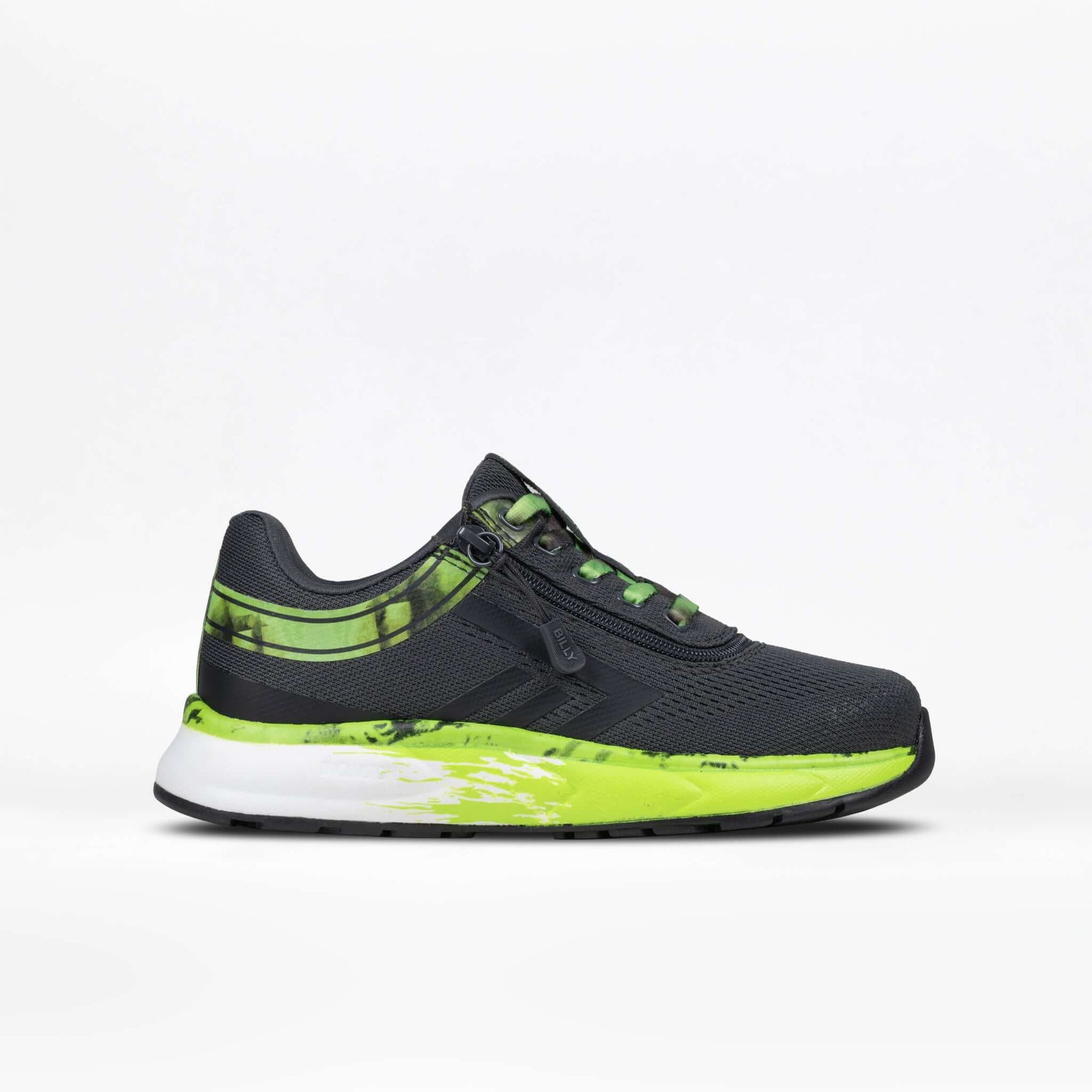 Smoke/Lime Fire BILLY Sport Inclusion -Shoekid.ca