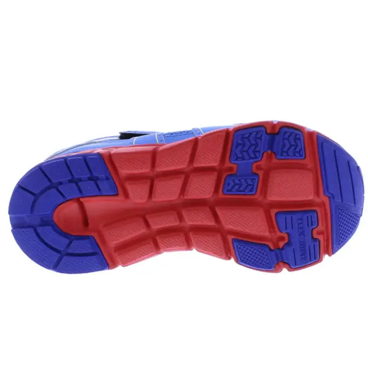 Tsukihoshi Velocity Boys Running Shoes-Blue Red | Lightweight, Machine Washable Sneakers for Kids &amp; Toddlers