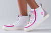 White Rainbow BILLY Classic Lace Highs -Shoekid.ca