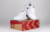 White/Navy BILLY Sport Court Athletic Sneakers -Shoekid.ca